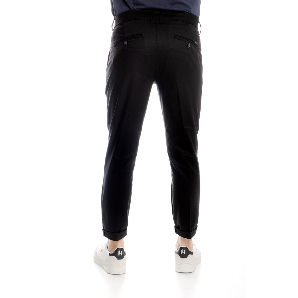 SCINN MEN’S SLIM FIT COTTON ΥΦΑΣΜΑΤΙΝΟ ΠΑΝΤΕΛΟΝΙ 124.194 MATTEO BLACK